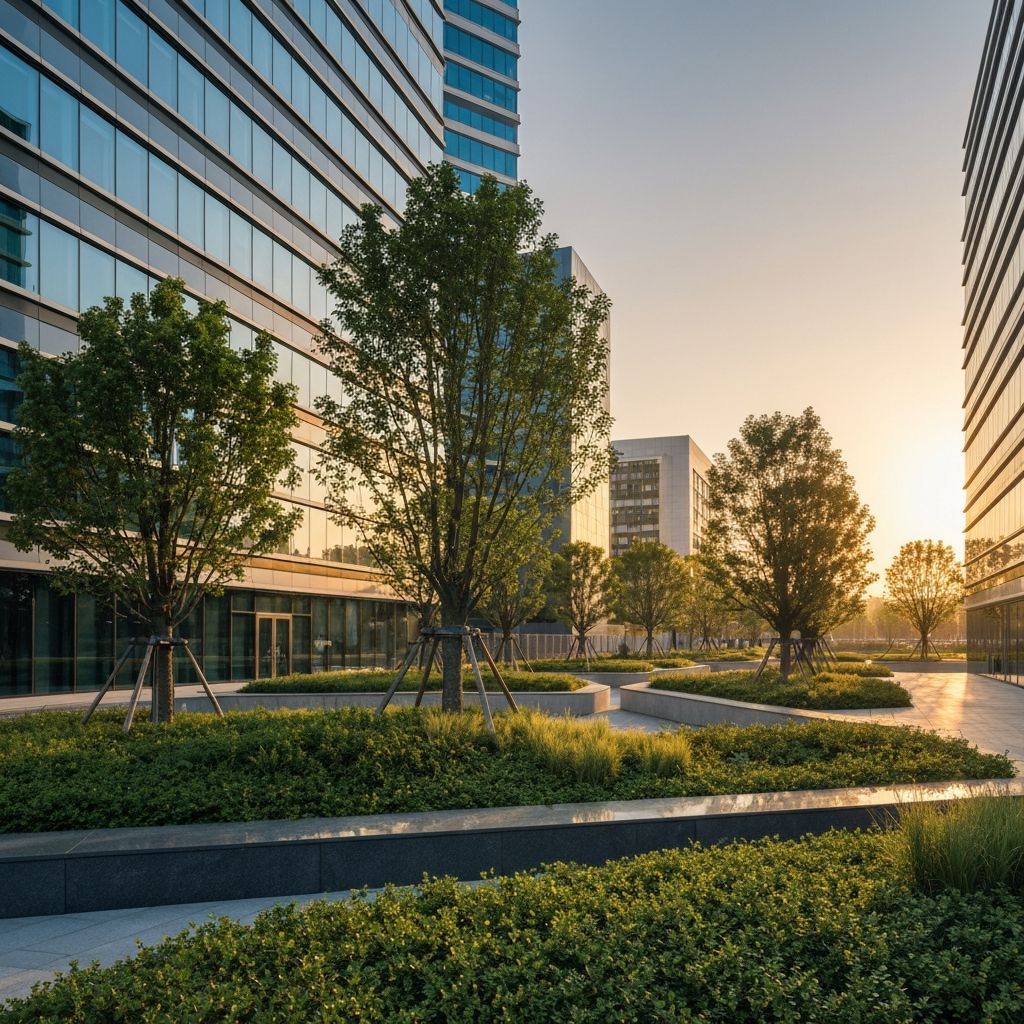 Landscape architecture project featuring Verdantis plants